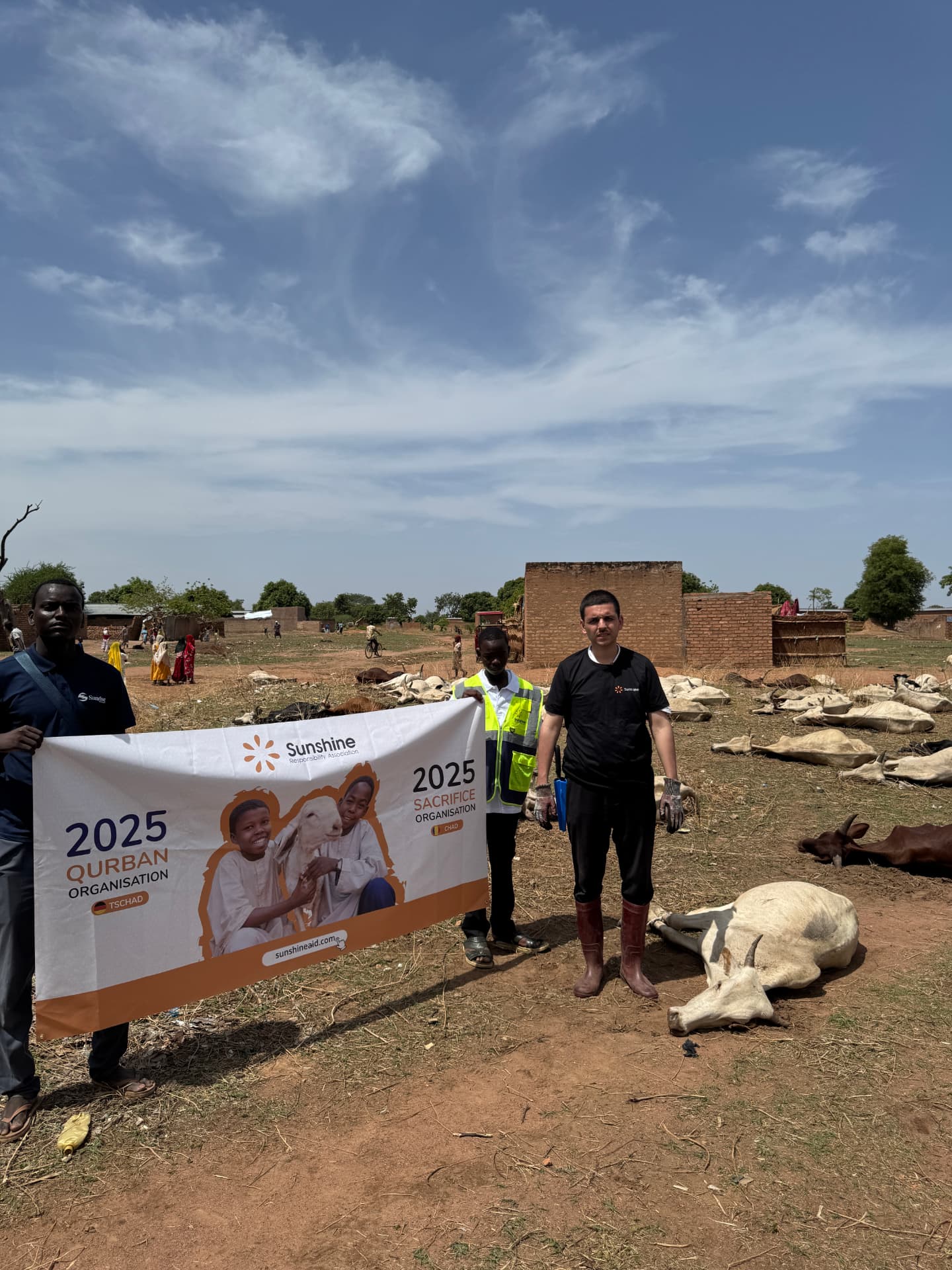 Sunshine-Aid-Team bei der Vacip-Kurban-Aktion 2025